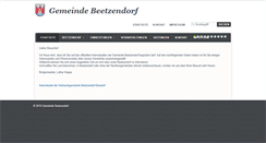 Desktop Screenshot of beetzendorf.net