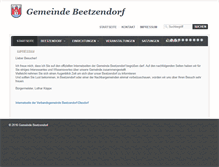 Tablet Screenshot of beetzendorf.net